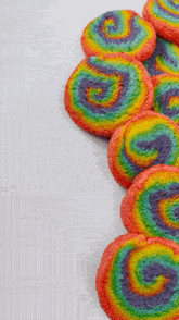 Rainbow Sugar Cookies Cookies GIF