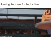 Leaving The House For The First Time Mask GIF - Leaving The House For The First Time Mask Looking GIFs