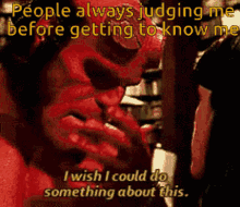 Hellboy Always GIF - Hellboy Always Judging GIFs