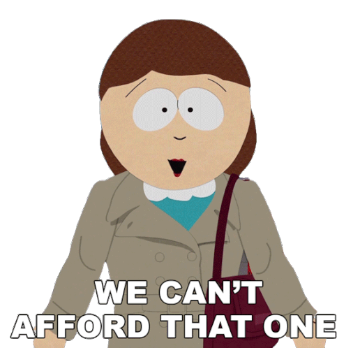We Cant Afford That One Liane Cartman Sticker - We Cant Afford That One Liane Cartman South Park Stickers