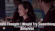 Chicago Med Natalie Manning GIF - Chicago Med Natalie Manning Just Thought I Would Try Something Different GIFs