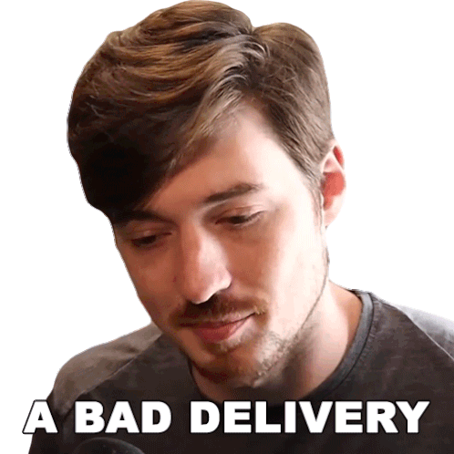 A Bad Delivery Aaron Brown Sticker