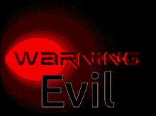 Warning Evil Inside GIF