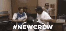 newcrew dancing excited