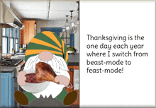 Thanksgiving Gnome GIF