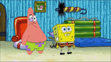 Sick Sponge Bob GIF - Sick Sponge Bob Patrick Star GIFs