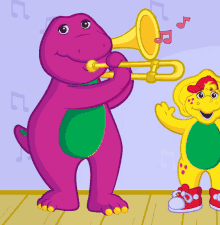 Barney Dinosaur GIF - Barney Dinosaur Music GIFs