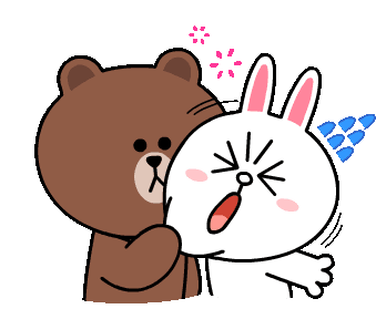 Mocha Bear Love Sticker - Mocha Bear Love Kiss Stickers