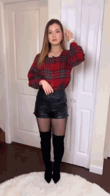 Boots Leather Shorts GIF - Boots Leather Shorts GIFs