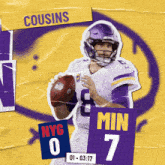 Minnesota Vikings (7) Vs. New York Giants (0) First Quarter GIF - Nfl National Football League Football League GIFs