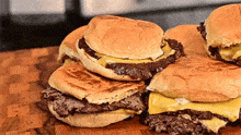 Pile Of Burgers The Hungry Hussey GIF - Pile Of Burgers The Hungry Hussey Cheeseburger GIFs