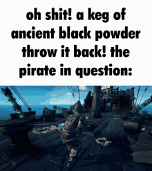 Throw It Back Sea Of Thieves GIF - Throw It Back Sea Of Thieves Gaming GIFs