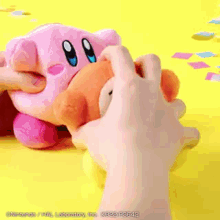kirby kirby and the forgotten land kirby plushie waddle dee kirby eating