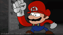 Mario Escape GIF - Mario Escape Minecraft GIFs