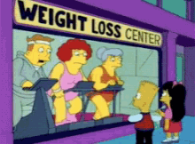 Simpsons Weight Loss GIF - Simpsons Weight Loss Workout GIFs