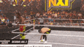 a wrestling match is taking place on saturday august 3rd
