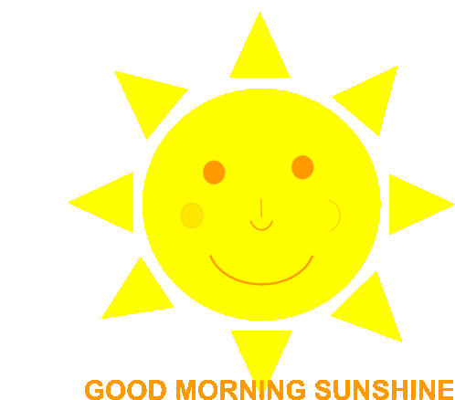 Good Morning Sun Sticker - Good Morning Sun Sunshine Stickers