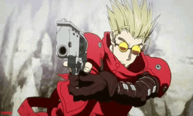 Vash The Stampede Badlands Rumble GIF - Vash The Stampede Badlands Rumble  Trigun - Discover & Share GIFs