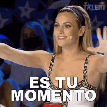 Es Tu Momento Edurne GIF - Es Tu Momento Edurne Got Talent España GIFs