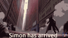 simon gang simon simon walked in simon has arrived anime
