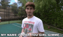 My Name Is Mop You Girl Gimme GIF - My Name Is Mop You Girl Gimme Umm GIFs