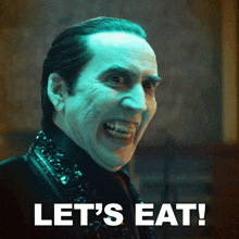 Lets Eat Dracula GIF - Lets Eat Dracula Nicolas Cage GIFs
