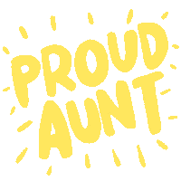 Proud Aunt Sticker - Proud Aunt Stickers