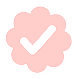 Pink Verify Sticker - Pink Verify Check Stickers