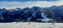 Snow In The Muntains GIF