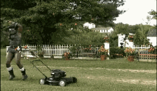 Yard Work GIF - Mowing The Lawn GIFs
