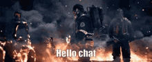 the division hello chat flamerthrower