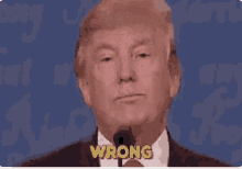 Donald Trump Wrong GIF - Donald Trump Wrong Mistake GIFs