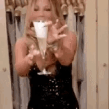 Mariah Carey Party Drink GIF - Mariah Carey Party Drink Drinks GIFs