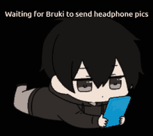 Waiting For Bruki To Send Headphone Pics GIF - Waiting For Bruki To Send Headphone Pics Bruki Waiting GIFs
