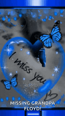 Missing You Butterfly GIF
