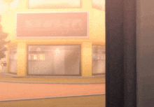 a yellow building with a large sign that says subway