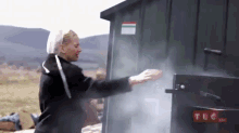 Breaking Amish: How They Heat Their Homes Water Pipes GIF - Breaking Amish Heat Wood GIFs