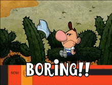 The Grim Adventures Of Billy And Mandy Boring GIF