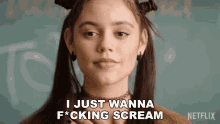 I Just Wanna Fricking Scream Phoebe GIF - I Just Wanna Fricking Scream Phoebe Jenna Ortega GIFs