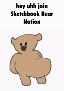 Bear Sketchbook Bear Roblox GIF - Bear Sketchbook Bear Roblox GIFs