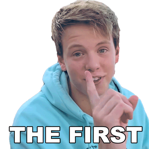 The First Carson Lueders Sticker - The First Carson Lueders The Leading Stickers