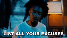 List All Your Excuses Bobby Sessions GIF - List All Your Excuses Bobby Sessions Two Sense Song GIFs