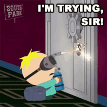 Im Trying Sir Butters Stotch GIF