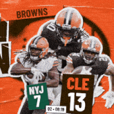 Cleveland Browns (13) Vs. New York Jets (7) Second Quarter GIF - Nfl National Football League Football League GIFs