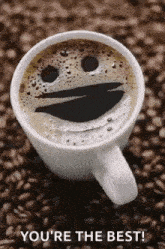 Coffee Smiley GIF