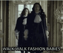 Walk Walk Fashion Babies Versailles GIF - Walk Walk Fashion Babies Versailles Monchevy GIFs