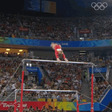 Uneven Bars Shawn Johnson GIF - Uneven Bars Shawn Johnson International Olympic Committee GIFs