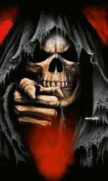 skull death grim reaper