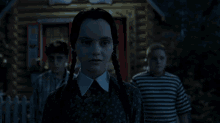 Trying To Smile - Addams Family Values GIF - The Addams Family Wednesday Addams Christina Ricci GIFs