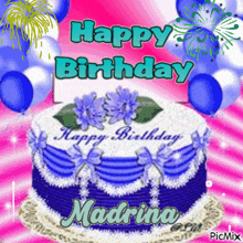 Happy Birthday Madrina GIF - Happy Birthday Madrina GIFs